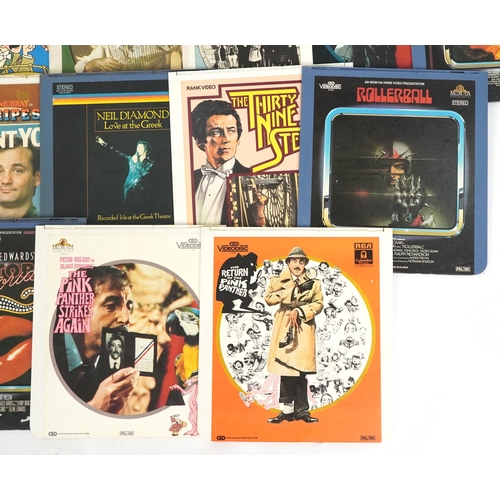 1465 - Video laser discs including The Return of the Pink Panther, Rollerball, The Deep, Clash of the Titan... 