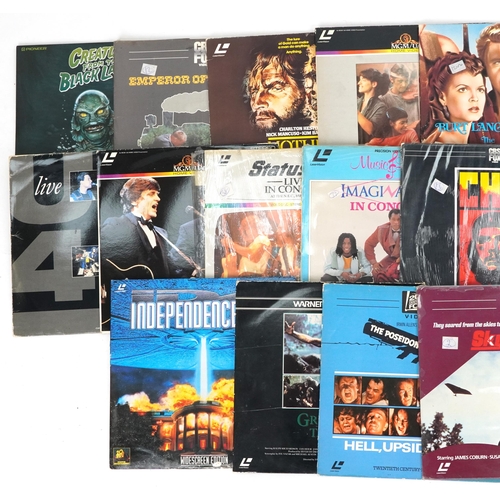 1462 - Video laser discs including Creature from the Black Lagoon, Babe, Independence Day, Fame and Status ... 