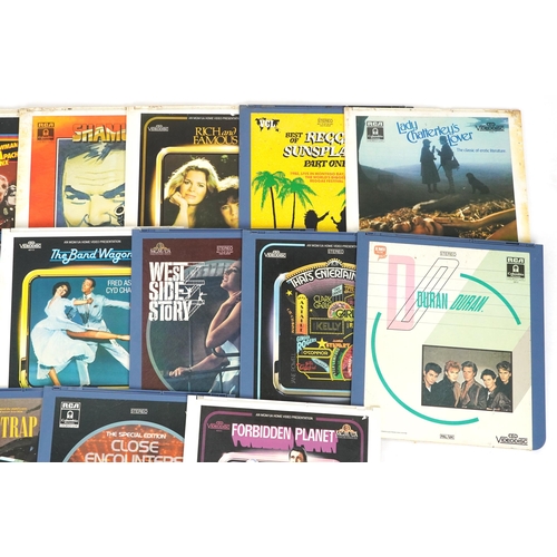 1472 - Video laser discs including Logan's Run, Singing in the Rain, West Side Story, Duran Duran and Close... 