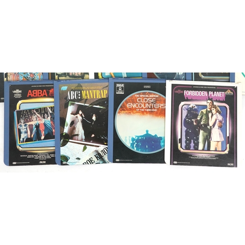 1472 - Video laser discs including Logan's Run, Singing in the Rain, West Side Story, Duran Duran and Close... 