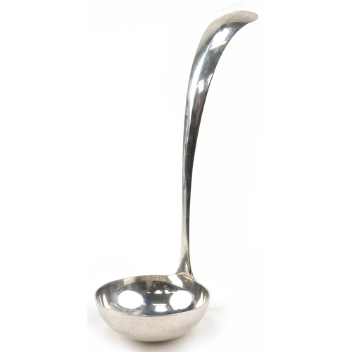 1028 - J M Van Kempen & Zonen, Dutch silver ladle, 1921, 23.5cm in length, 232.0g