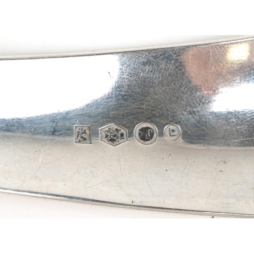 1028 - J M Van Kempen & Zonen, Dutch silver ladle, 1921, 23.5cm in length, 232.0g