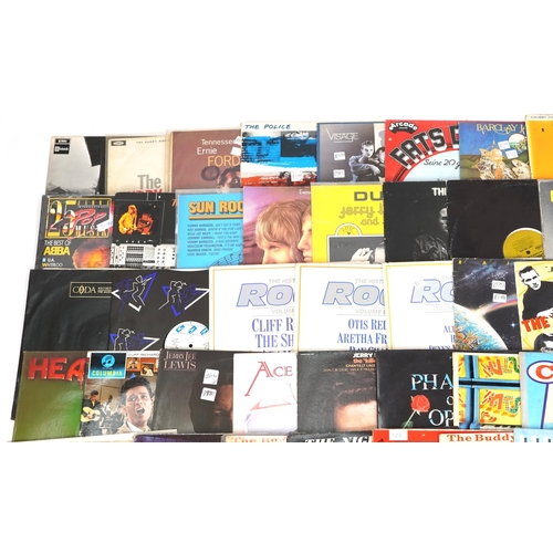 1498 - Vinyl LP records including The Beatles, Michael Jackson, Smokie, Buddy Holly, Johnny Cash and Duran ... 