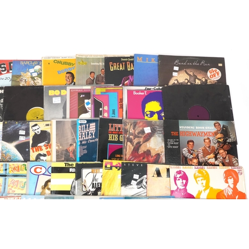 1498 - Vinyl LP records including The Beatles, Michael Jackson, Smokie, Buddy Holly, Johnny Cash and Duran ... 