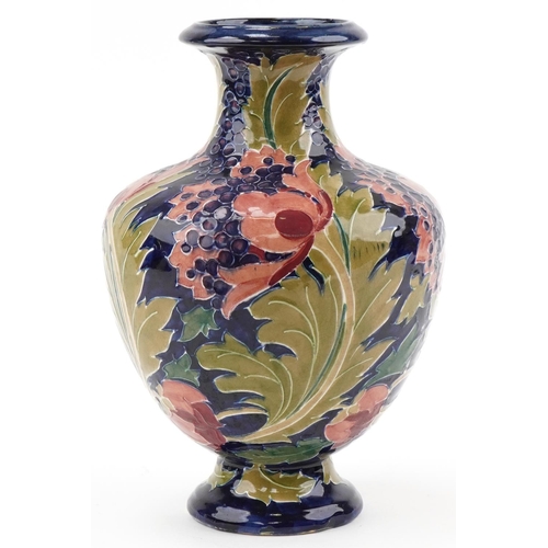 367 - Charlotte Rhead for Bursley Ware Seed Poppy vase, 34cm high