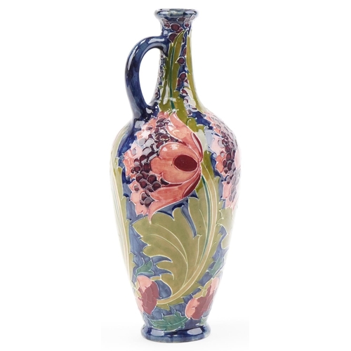 370 - Charlotte Rhead for Bursley Ware Seed Poppy jug, 34cm high