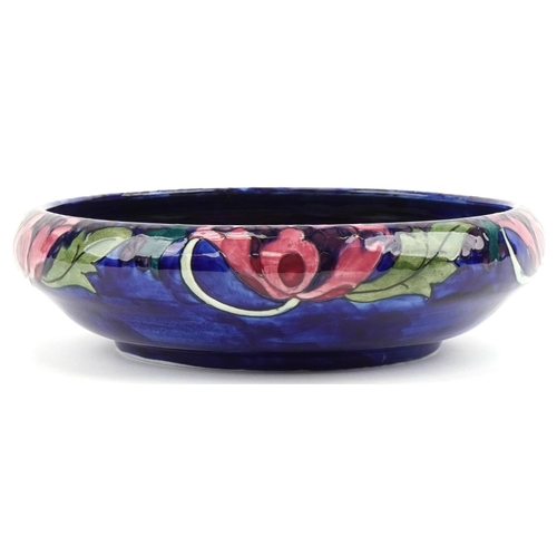 374 - Charlotte Rhead for Bursley Ware Seed Poppy bowl, numbered P28, 24cm wide