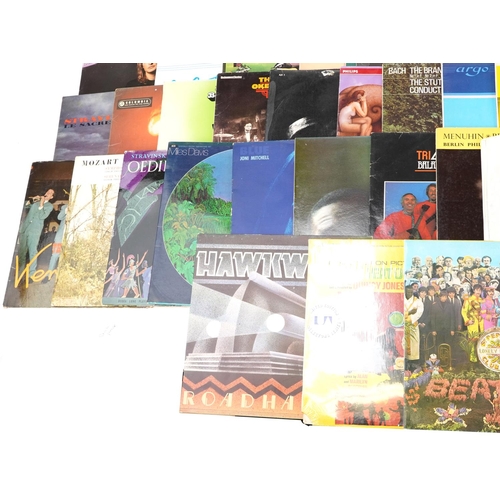 1501 - Vinyl LP records including The Beatles, Pink Floyd, Eurythmics, Buddy Holly and Stravinski