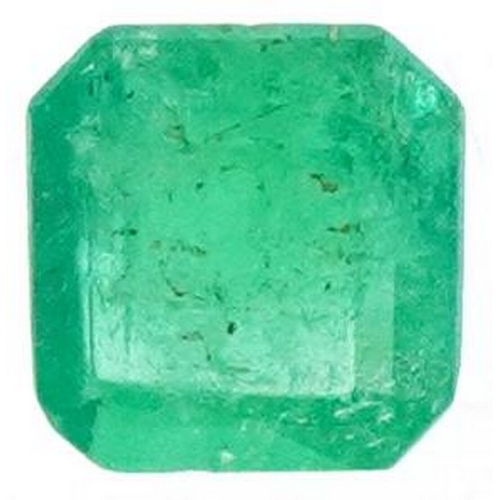 3082 - Columbian square cut emerald, approximately 5.30mm x 5.30mm x 4.20mm deep