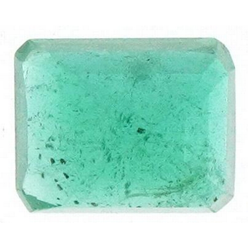 3358 - Columbian rectangle cut emerald, approximately 6.40mm x 5.10mm x 4.70mm deep