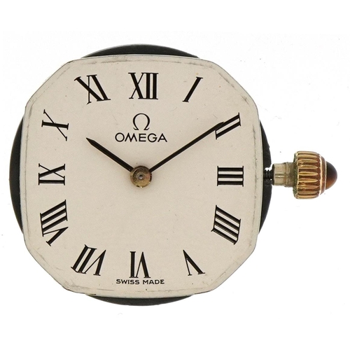 3446 - Omega, ladies Omega manual wind wristwatch movement, 19mm wide