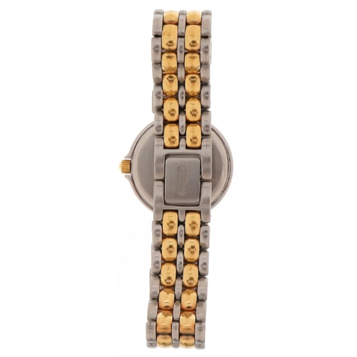 3241 - Longines, ladies Longines quartz wristwatch with date aperture, the case numbered 7063, 22mm in diam... 