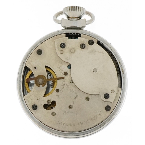 3290 - Ingersoll, vintage Dan Dare pocket watch with moving arm and subsidiary dial, the movement numbered ... 