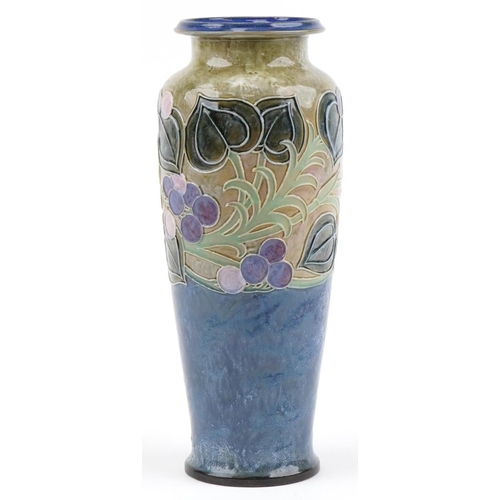 269 - Royal Doulton Art Nouveau vase by Florrie Jones, late 20th century numbered 8281 and initialled to t... 