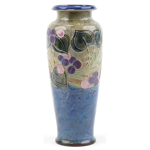 269 - Royal Doulton Art Nouveau vase by Florrie Jones, late 20th century numbered 8281 and initialled to t... 