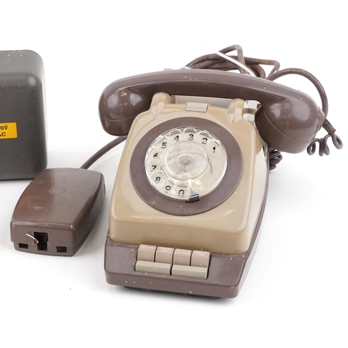 2247 - Two vintage style telephones, one numbered 746