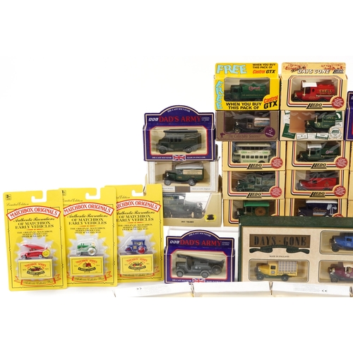 2362 - Diecast collector's advertising vehicles with boxes, predominantly Days Gone and Matchbox