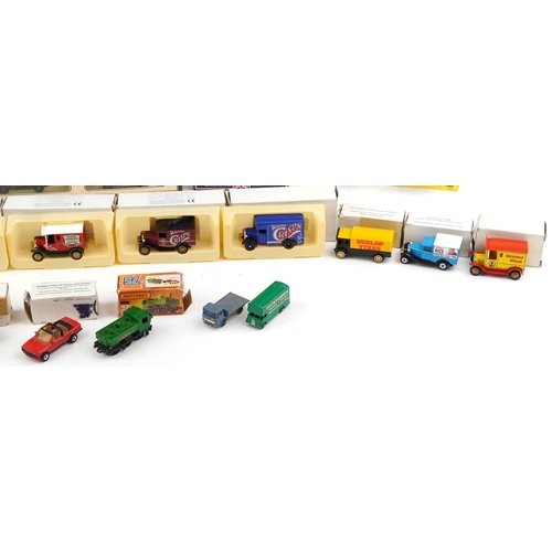 2362 - Diecast collector's advertising vehicles with boxes, predominantly Days Gone and Matchbox