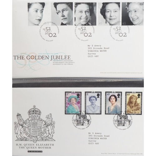 2489 - Large collection of Royal Mail and Post Office first day covers arranged in nine albums, various gen... 