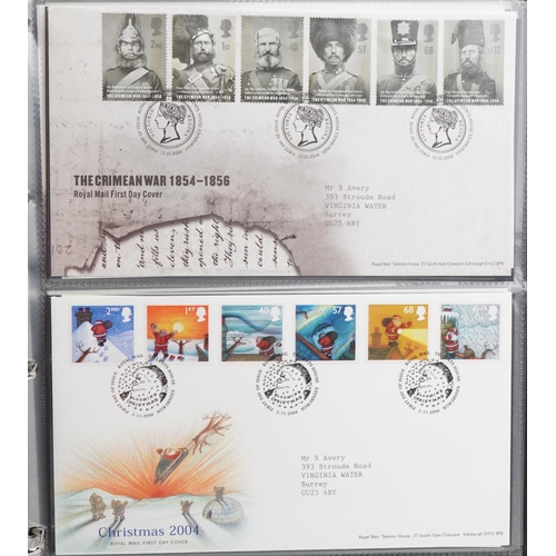 2489 - Large collection of Royal Mail and Post Office first day covers arranged in nine albums, various gen... 