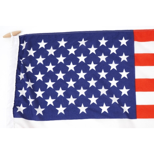 2580 - United States of America stars and stripes flag, 130cm x 63cm