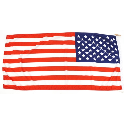 2580 - United States of America stars and stripes flag, 130cm x 63cm