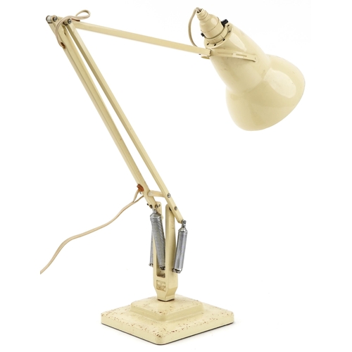 2169 - Vintage Herbert Terry & Sons cream enamelled Anglepoise table lamp