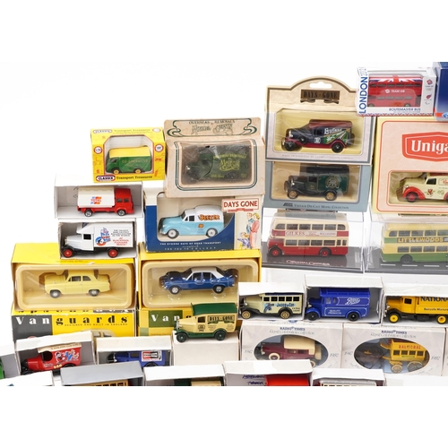 2363 - Large collection of vintage and later diecast vehicles, some advertising, including Dinky, Vanguards... 