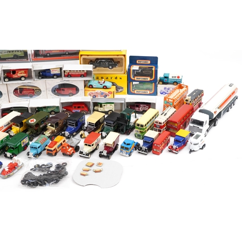 2363 - Large collection of vintage and later diecast vehicles, some advertising, including Dinky, Vanguards... 