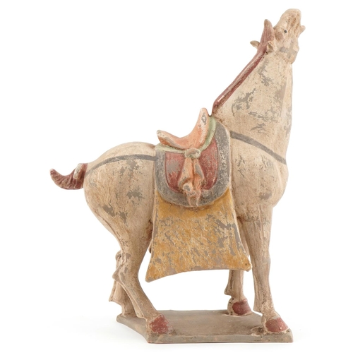 1181 - Large Chinese terracotta Tang style horse, 46cm high