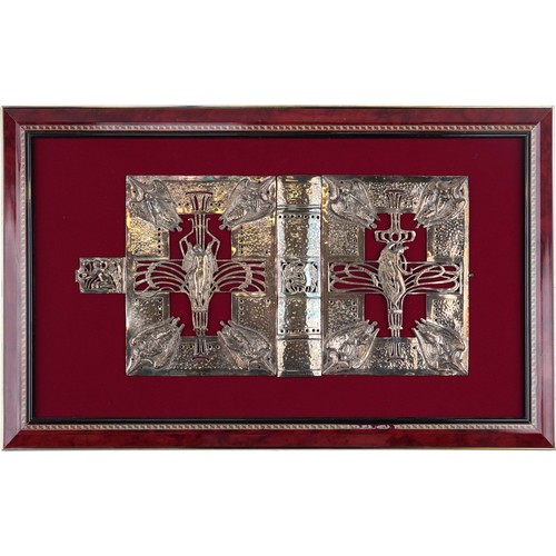 1 - The Art of the Union Arts & Crafts silver plated bookbinding plate by M. Lilian Simpson, January 189... 