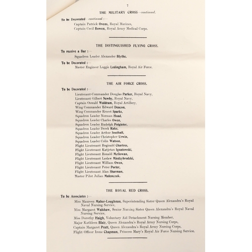 2507 - MBE awarded to Miss Freda Small with investiture at Buckingham Palace Wednesday 25th March 1952, Mis... 