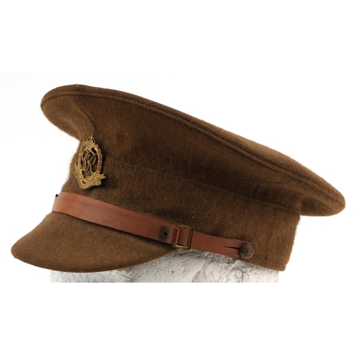 2586 - British military World War II police visor cap