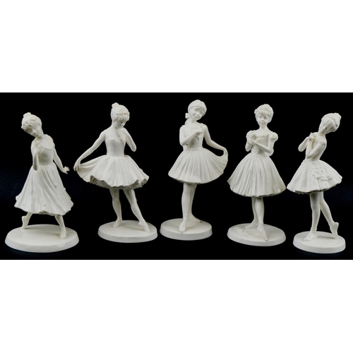 2112 - Five Coalport limited edition porcelain figurines by Compton Woodhouse comprising Flower Fairy, The ... 