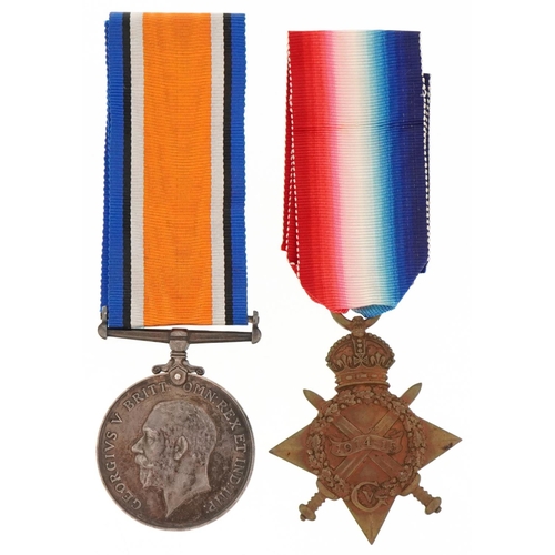 2525 - British military World War I medals awarded to L.CPL. H.SUTHERLAND .3-CO.OF LOND.Y