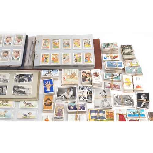 2518 - Large collection of early 20th century and later cigarette cards and tea cards including John Player... 