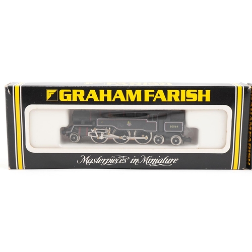 2332 - Two Graham Farish N gauge model railway locomotives with boxes, numbered 1005 and 1655