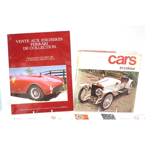 1425 - Motoring interest Morris Minor operation manuals and car magazines including drag racing, Surrey Bla... 