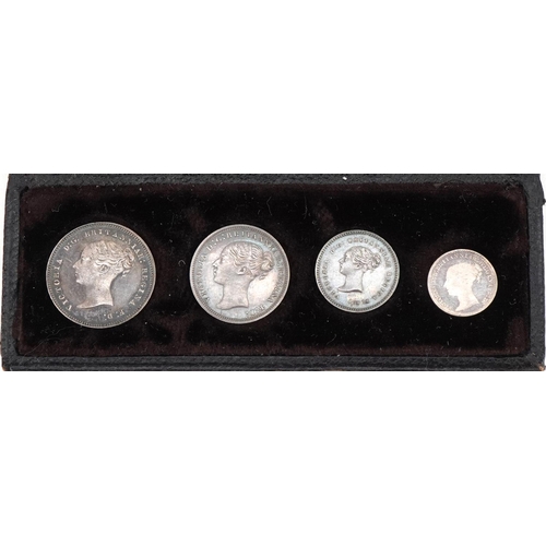 Victorian 1879 Maundy boxed coin set