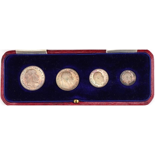 2394 - Edwardian 1907 Maundy boxed coin set