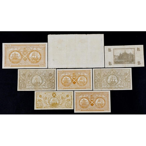 2454 - Vintage Bank of Scotland banknotes, predominantly from 1950s and early 1960s, including twenty pound... 