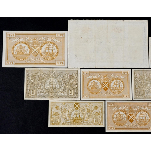 2454 - Vintage Bank of Scotland banknotes, predominantly from 1950s and early 1960s, including twenty pound... 