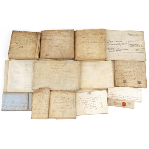 2504 - Collection of Georgian and later vellum indentures