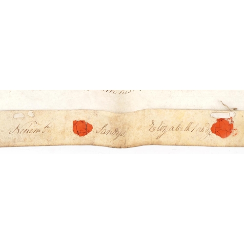 2504 - Collection of Georgian and later vellum indentures