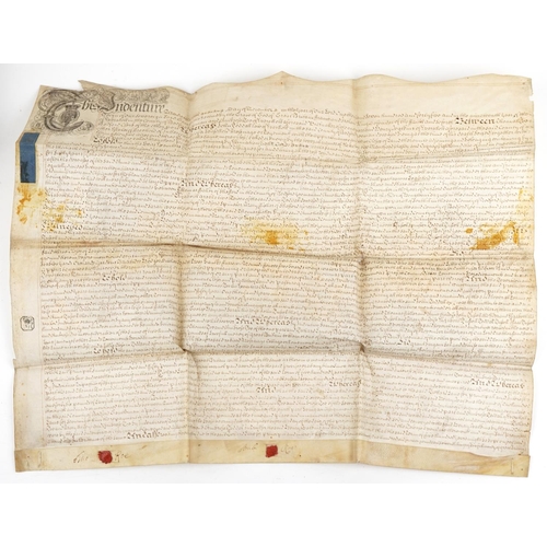 2504 - Collection of Georgian and later vellum indentures