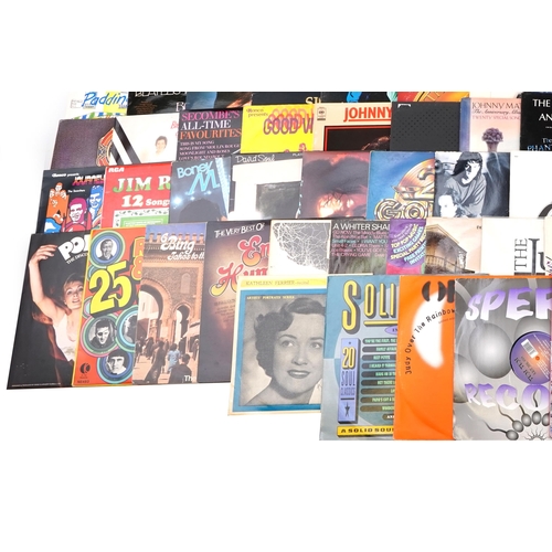 1500 - Vinyl LP records including Kool & The Gang, The Barron Knights, The Jukes, The Hollies, Paul Simon, ... 