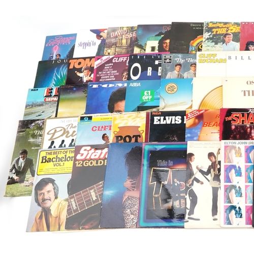 1502 - Vinyl LP records including The Carpenters, The Seekers, The Bee Gees, Lionel Richie, Rod Steward, El... 