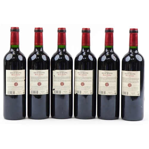 2054 - Six bottles of 2005 Château Beaurang Saint-Emilion