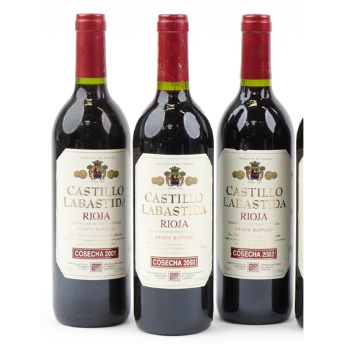 2050 - Seven bottles of 2001 and 2002 Castillo Labastida Rioja