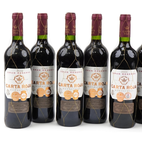 2044 - Ten bottles of 2004 and 2005 Gran Reserva Monastrell Carta Roja